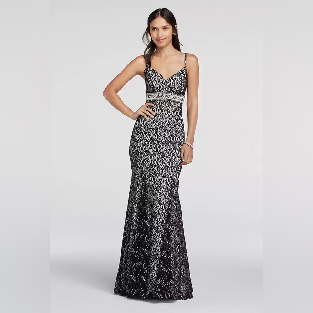 Sequin Hearts Lace Dress